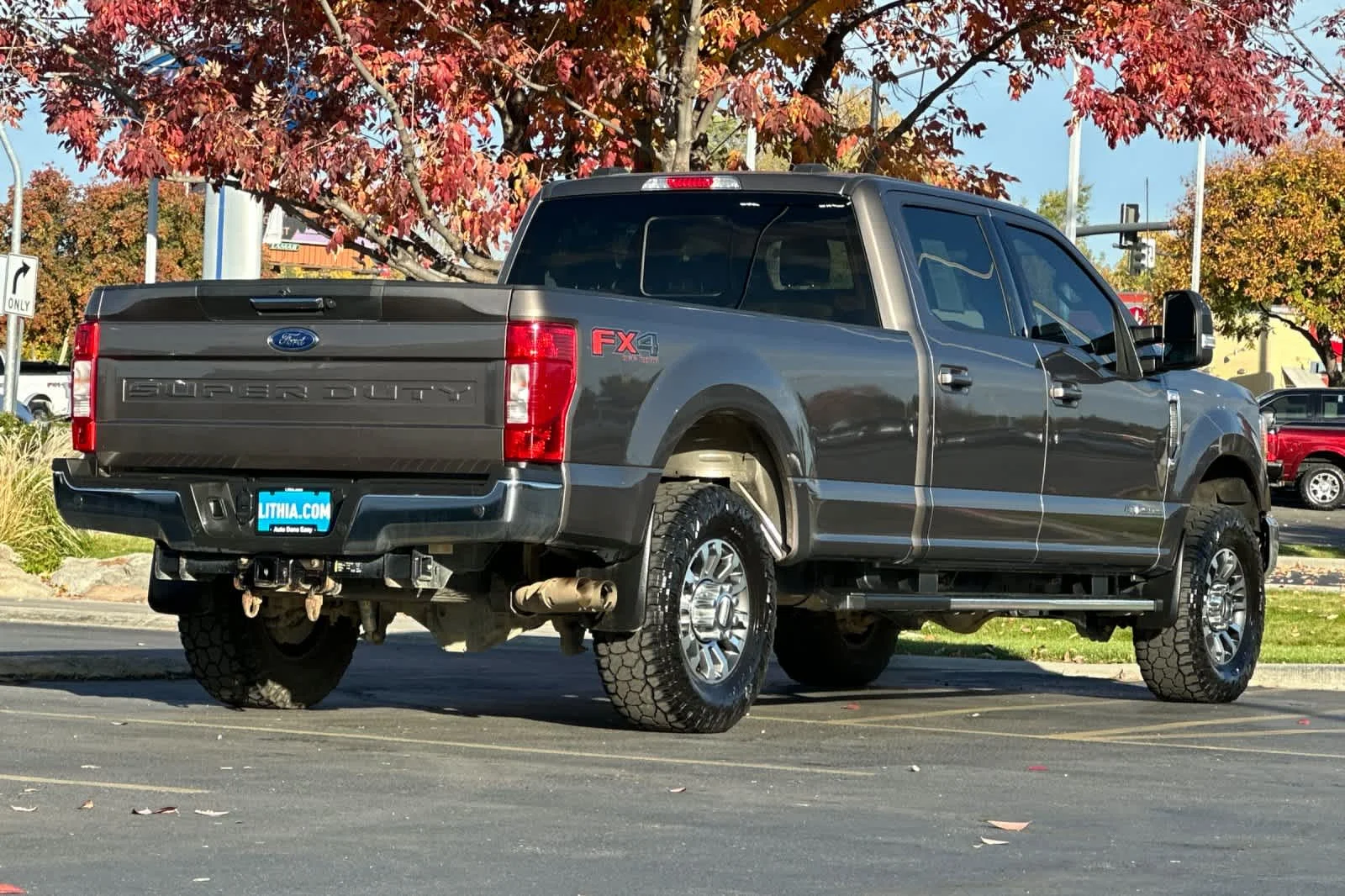 Used 2022 Stone Gray Metallic Ford LARIAT image 2