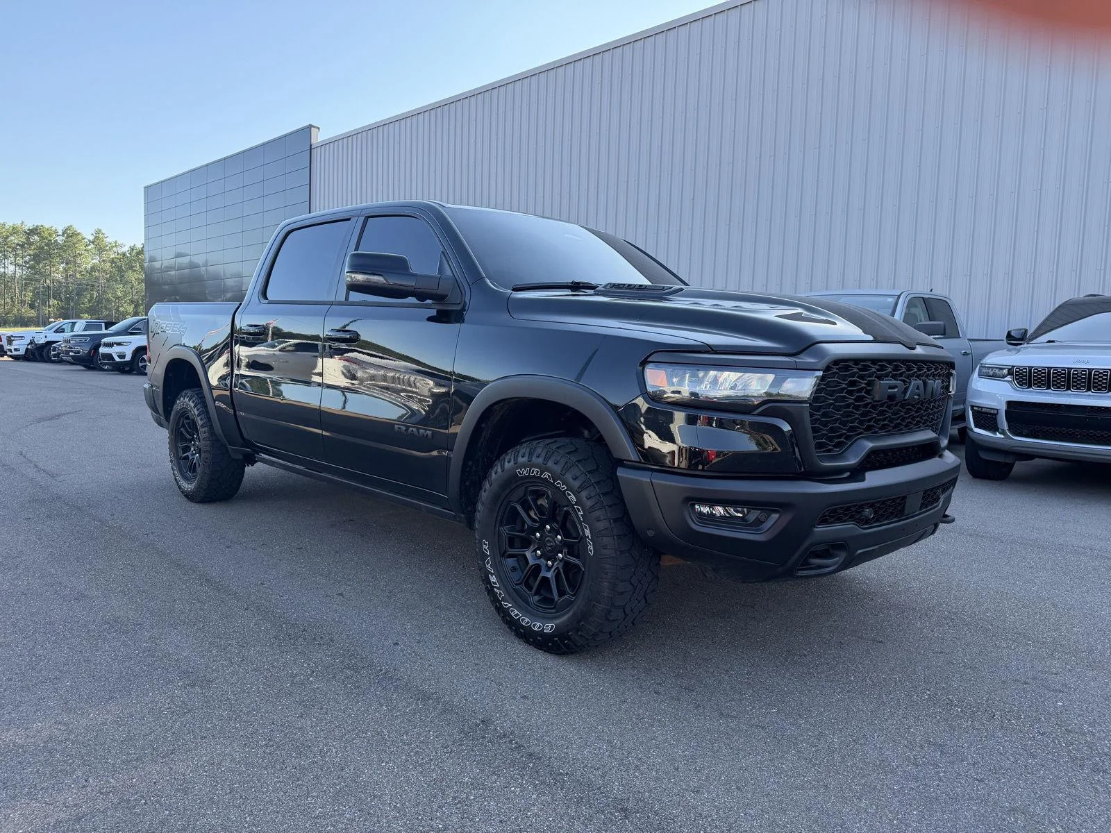 Used 2025 Diamond Black Crystal Pearlcoat Ram Rebel image 3