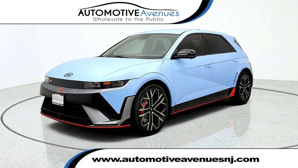 Used 2025 Performance Blue Matte Hyundai AWD image 1