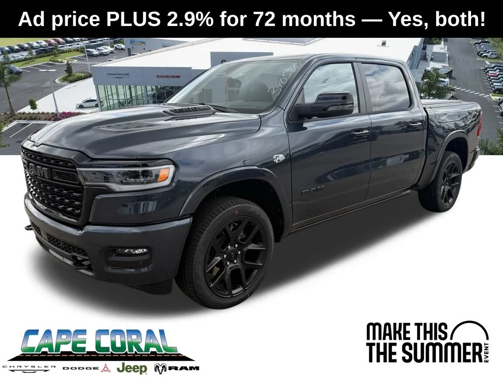 New 2026 Forged Blue Metallic Exterior Paint RAM Limited image 1