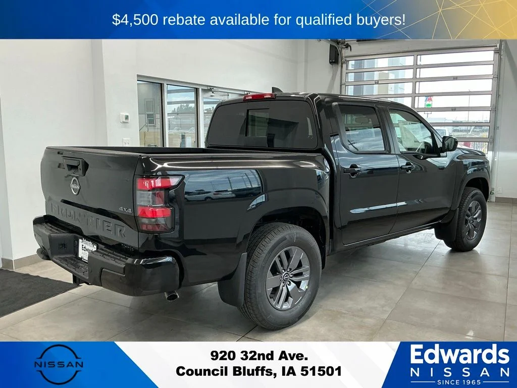 New 2026 Super Black Nissan Crew Cab SV image 6