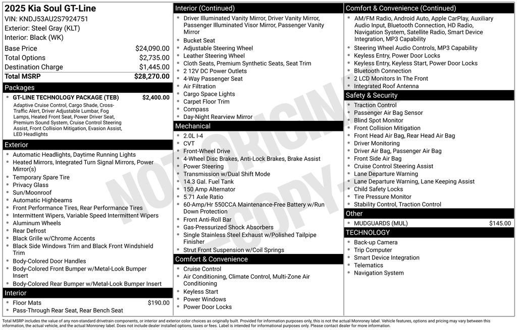 Certified Used 2025 Steel Gray Kia GT-Line image 33