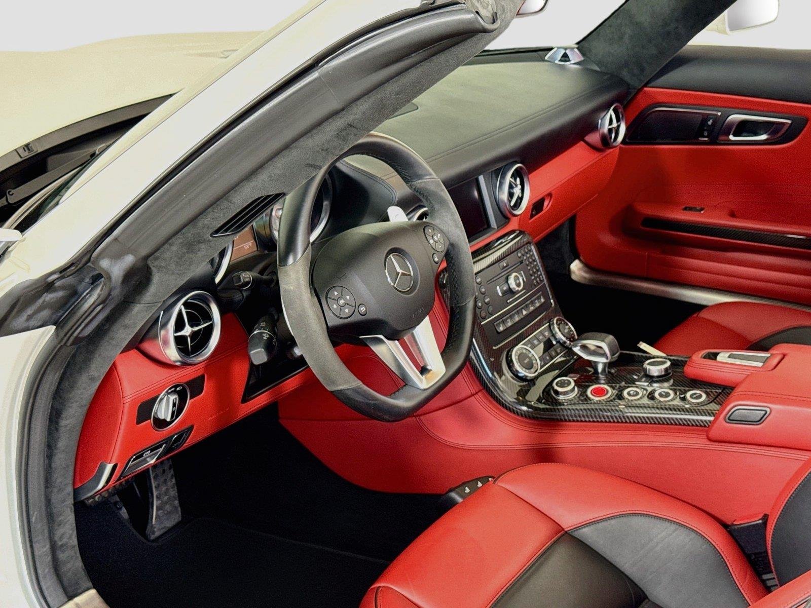 Used 2012 designo Mystic White II Mercedes-Benz SLS AMG® image 15