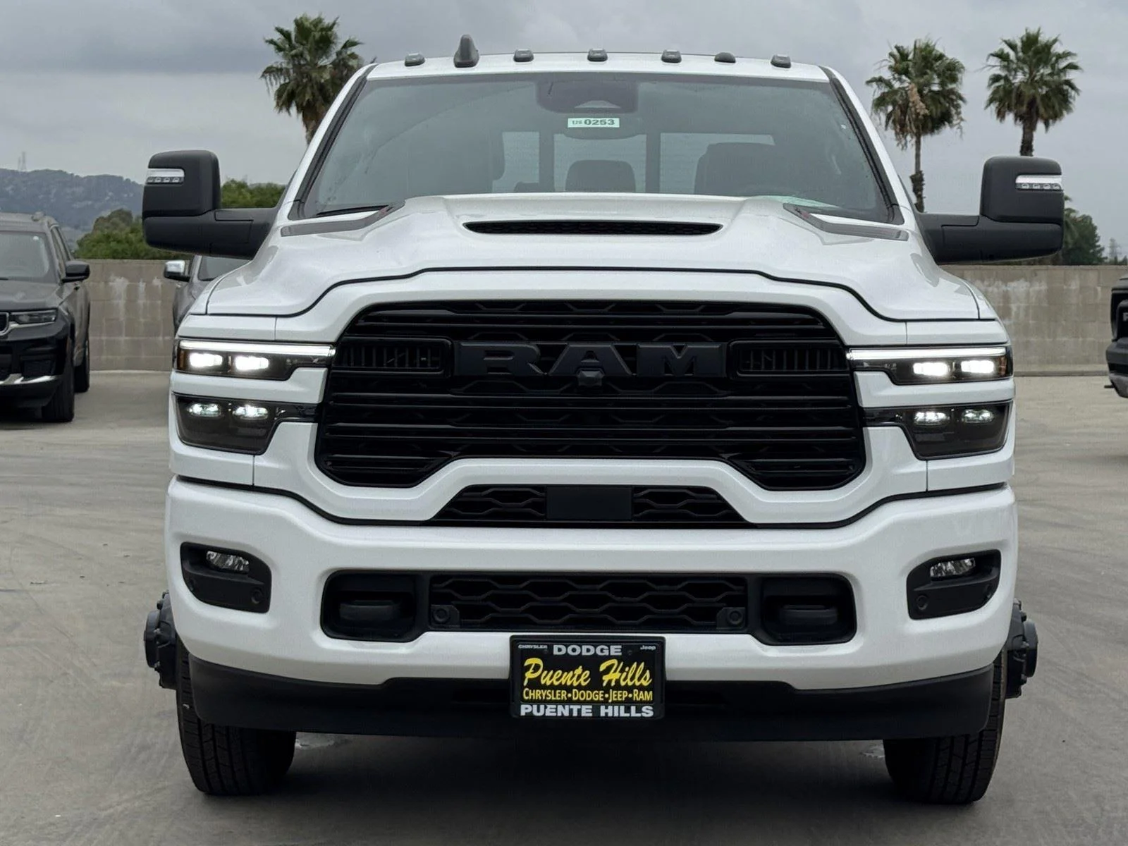 New 2026 Bright White Clear-Coat Exterior Paint RAM Laramie image 2