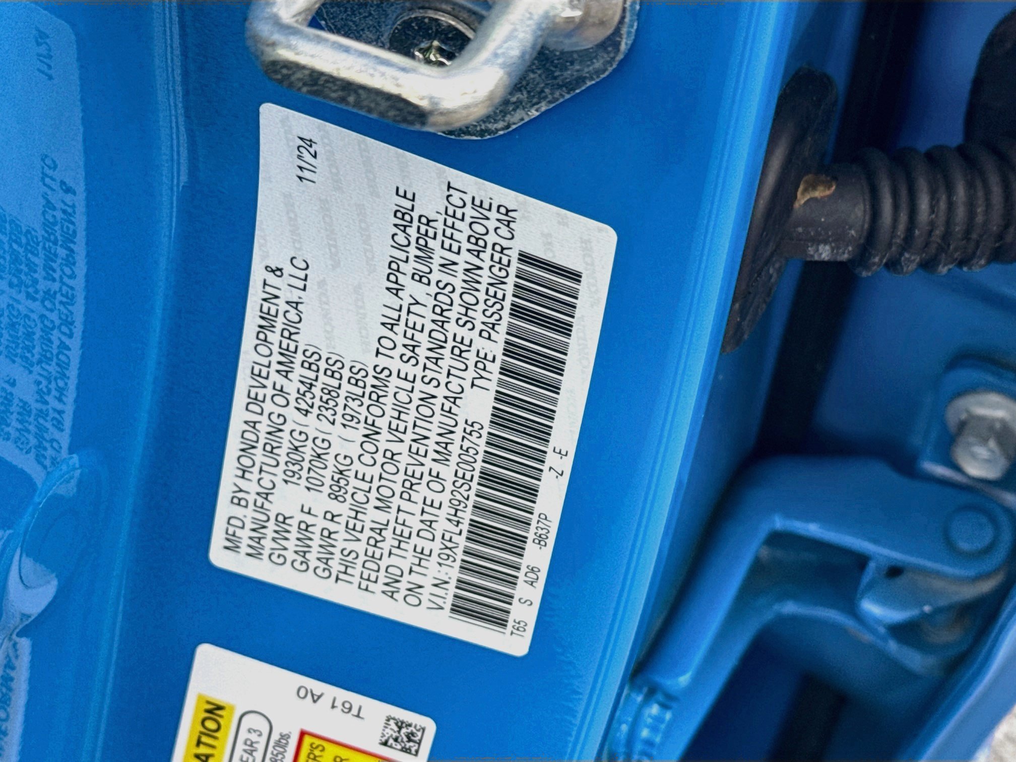 Used 2025 Blue Honda Sport Touring image 37