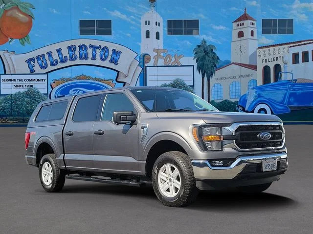 Certified Used 2023 Gray Metallic Ford XLT image 1