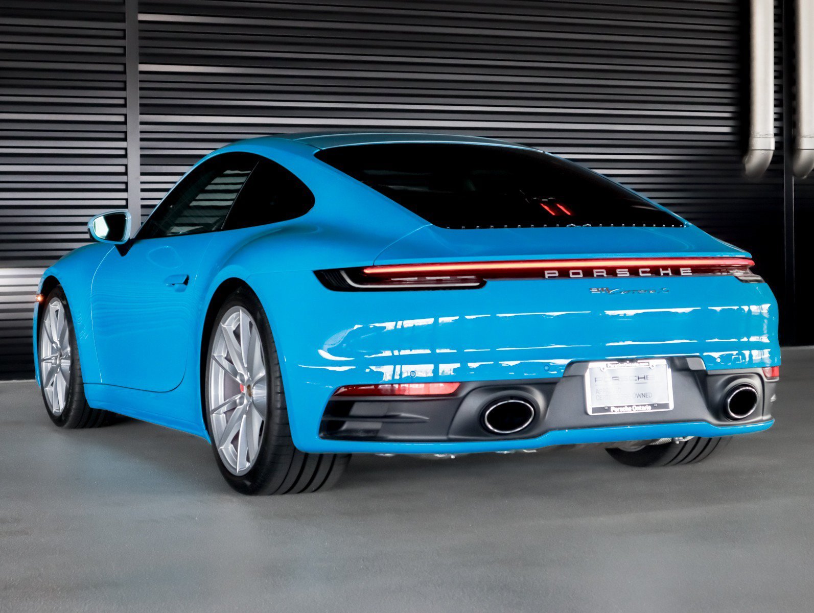 Certified Used 2021 Miami Blue Porsche Carrera S Coupe image 3