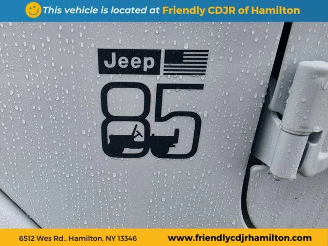 New 2026 Bright White Clearcoat Jeep 85th Anniversary Edition image 10