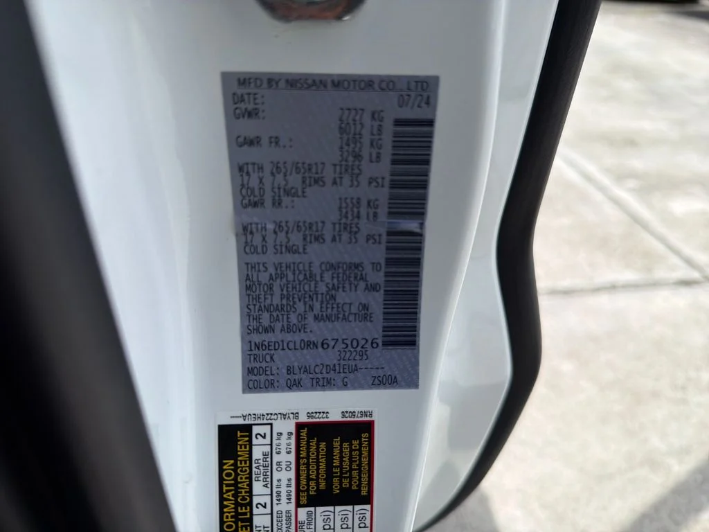 Used 2024 White Nissan SV image 33