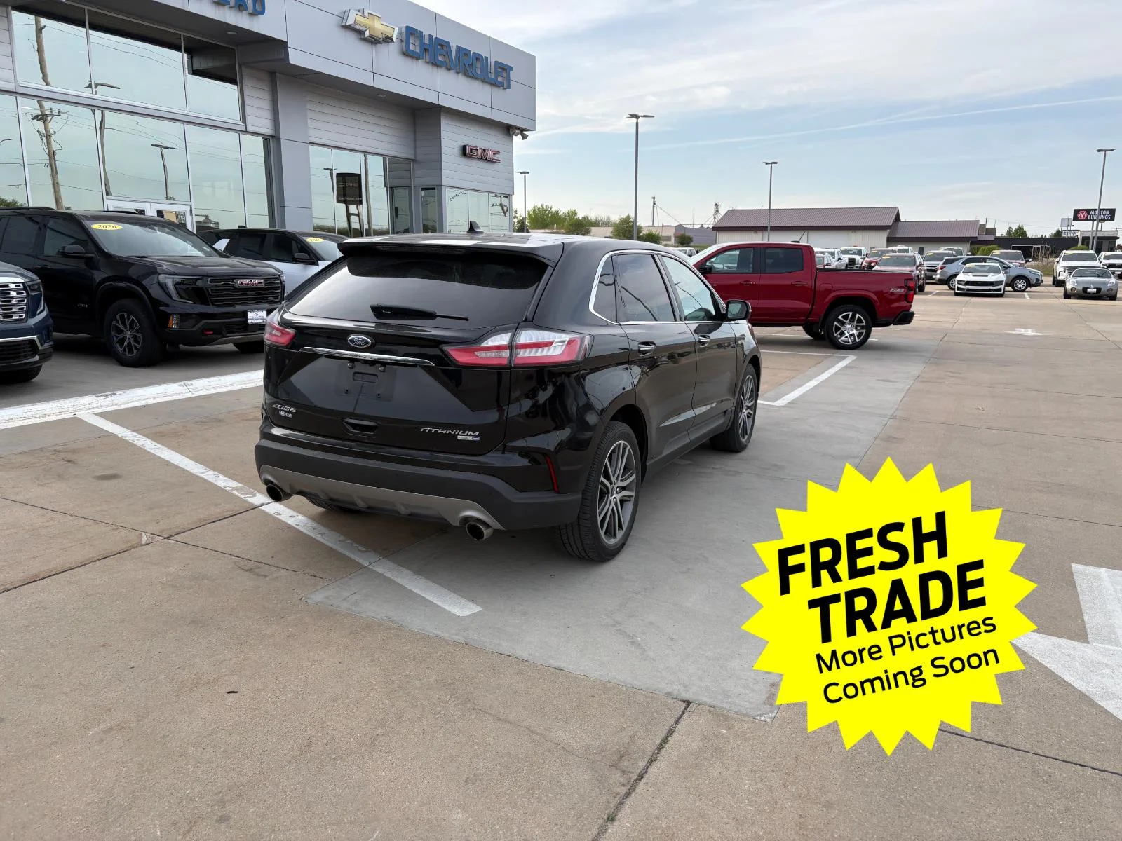 Used 2019 Ford Edge Titanium with VIN 2FMPK4K94KBC58689 for sale in Charles City, IA
