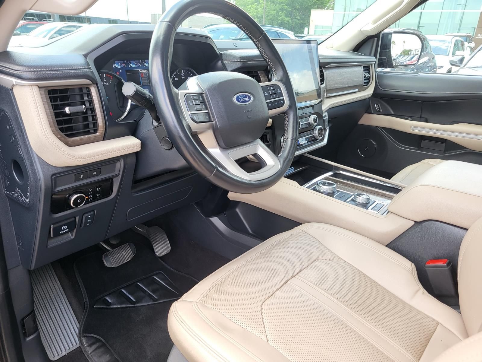 Used 2023 Agate Black Metallic Ford Limited image 23