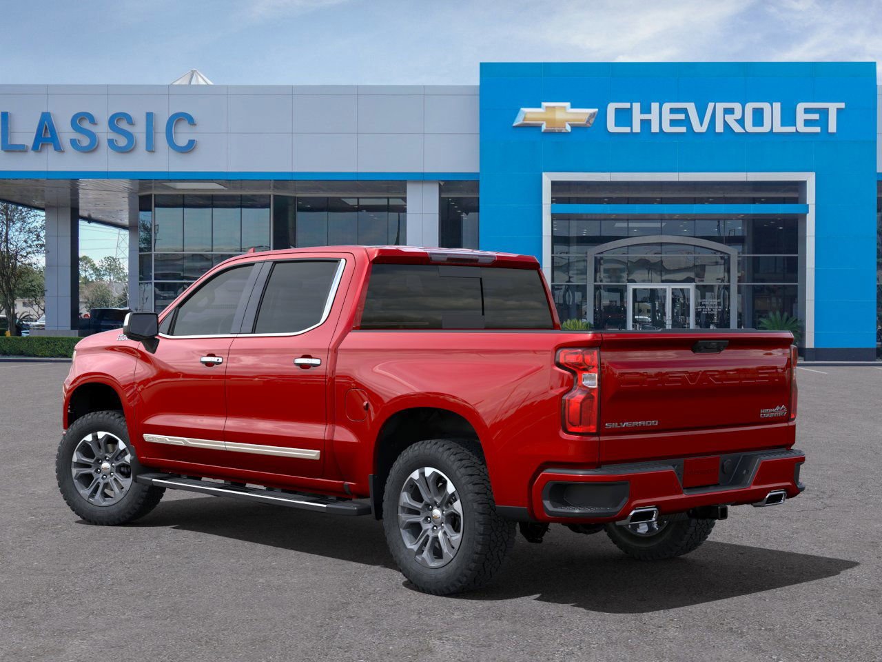 2025 Chevrolet Silverado 1500 High Country Red at Classic Elite Chevrolet Hwy 6