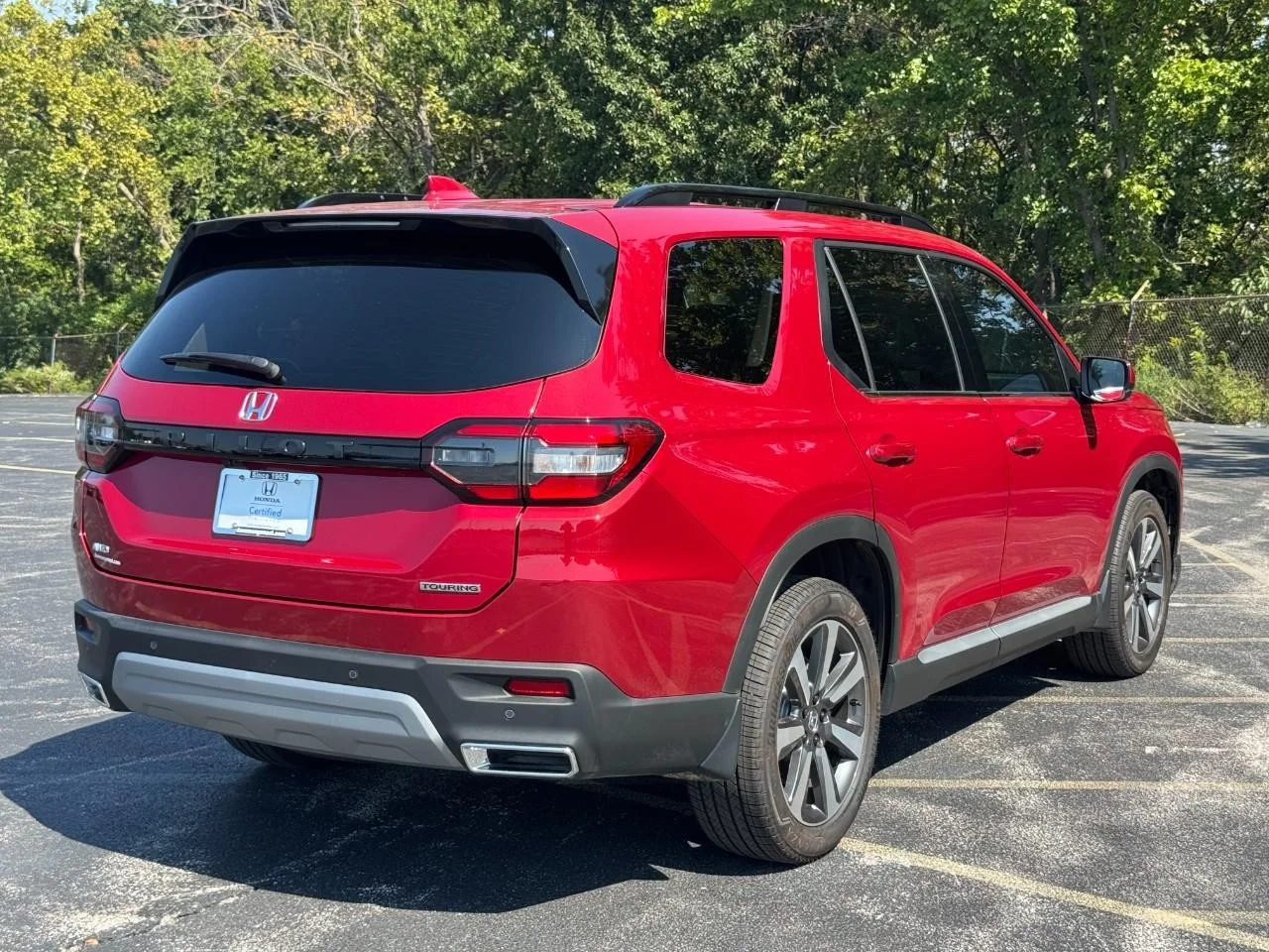 Certified Used 2025 Radiant Red Metallic II Honda AWD TRG image 4