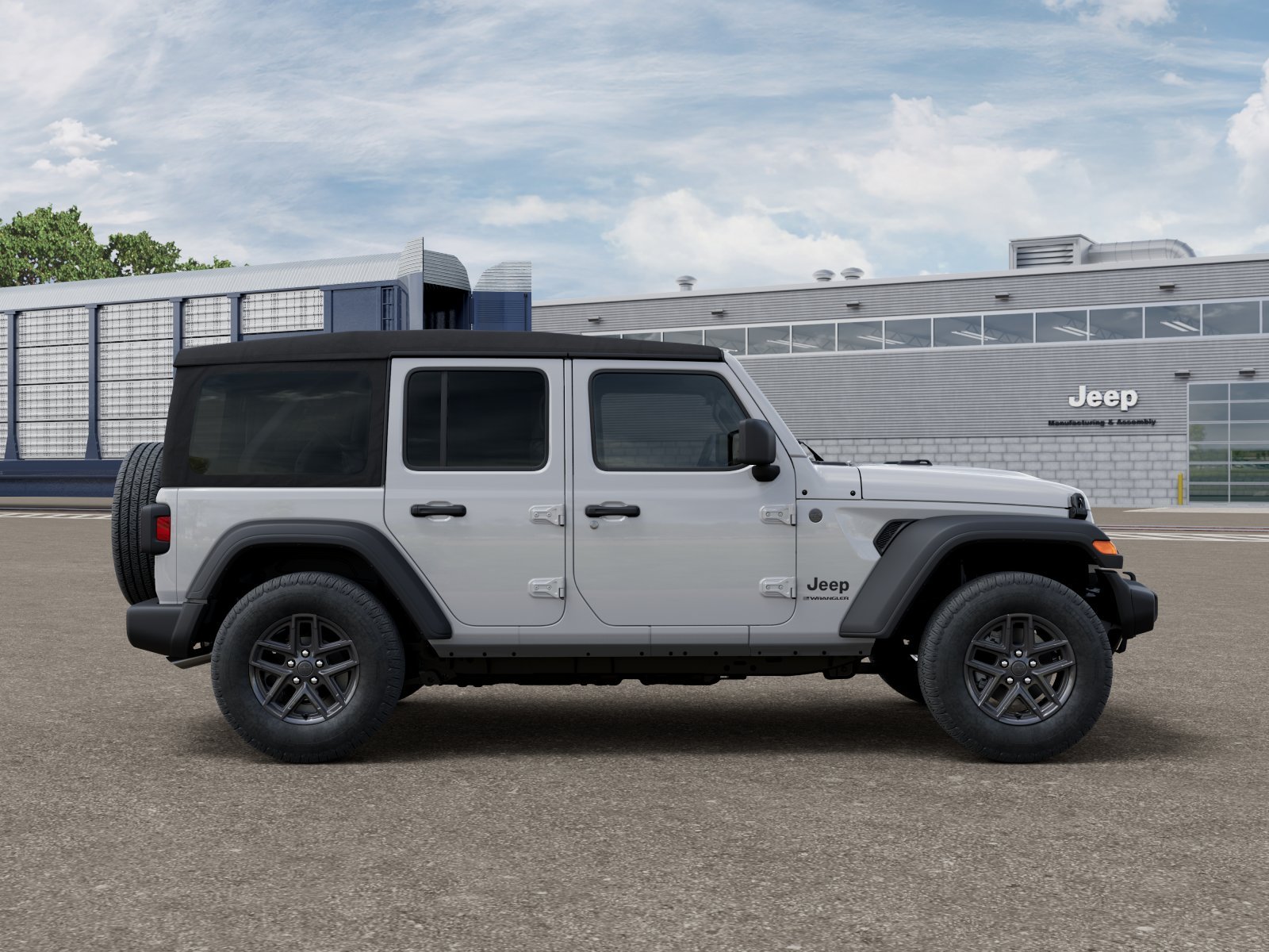 New 2026 Bright White Clear-Coat Exterior Paint Jeep Sport image 21