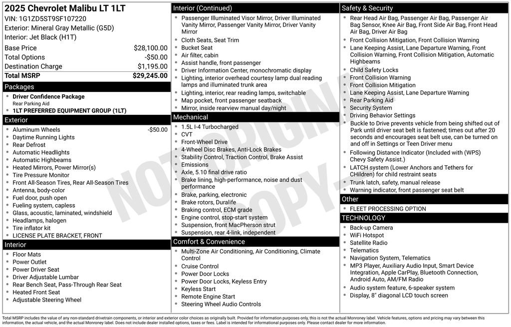 Used 2025 Gray Chevrolet LT image 21