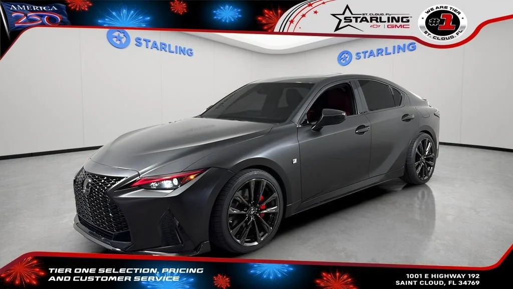 Used 2021 Silver Lexus F SPORT image 1