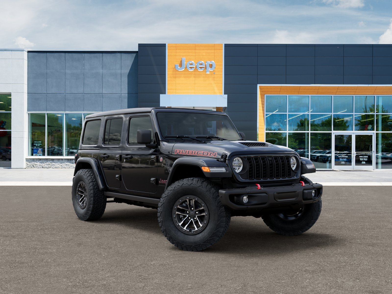 New 2026 Black Clear-Coat Exterior Paint Jeep Rubicon X image 31