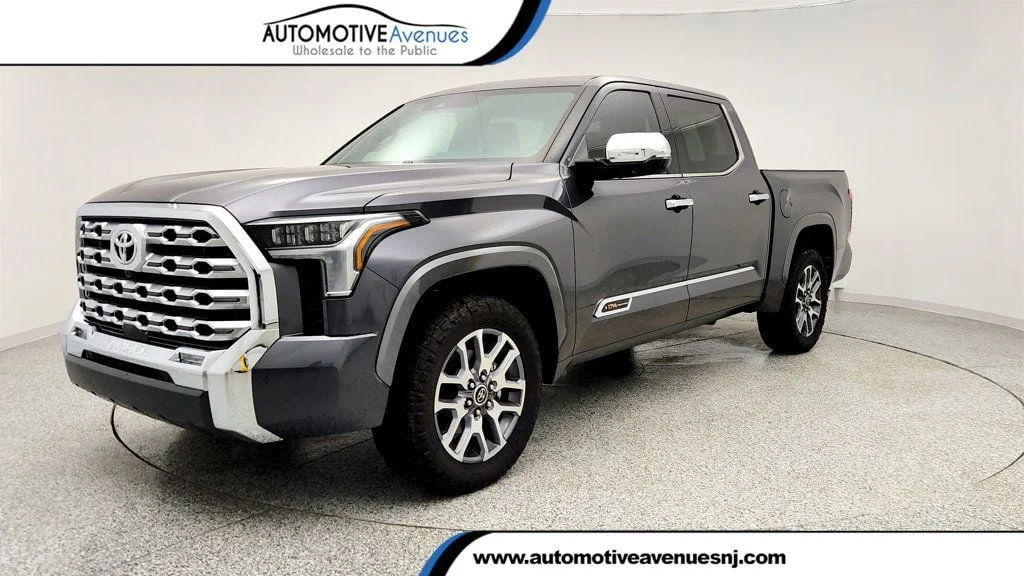 Used 2023 Magnetic Gray Metallic Toyota 1794 Edition CrewMax 5.5