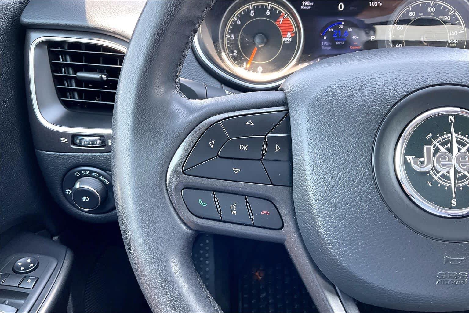 Used 2021 Velvet Red Pearlcoat Jeep Trailhawk image 24