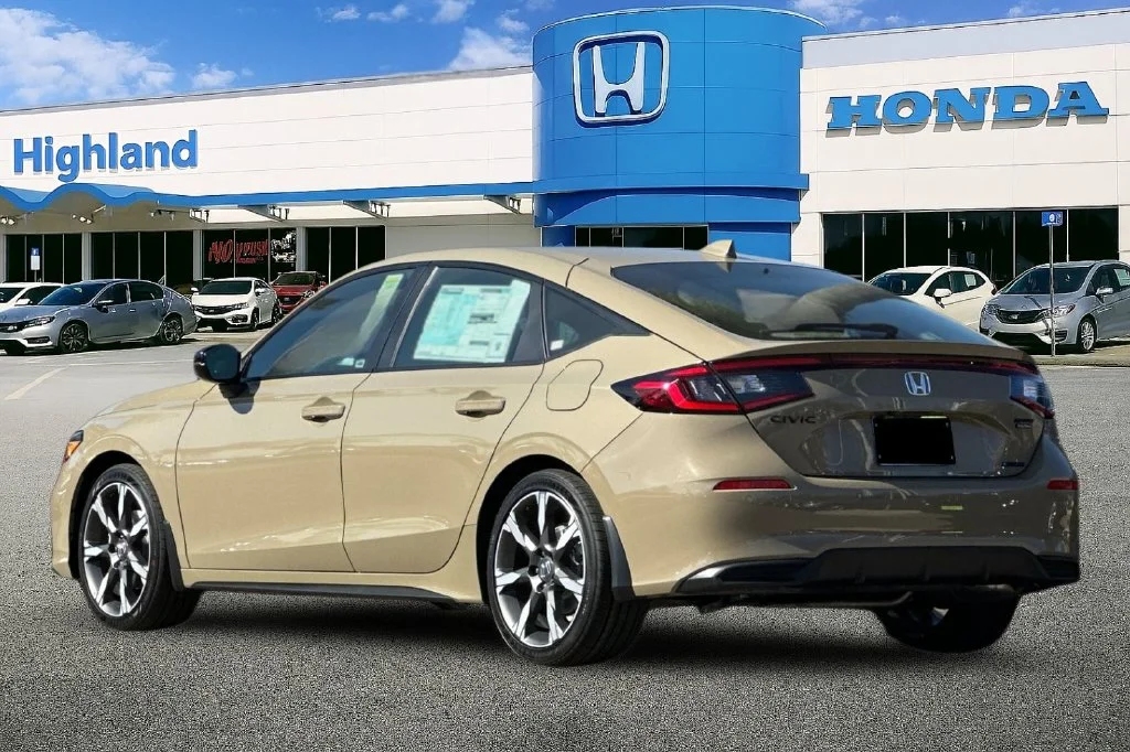 New 2026 Sand Dune Pearl Honda FWD Touring Hybrid image 3