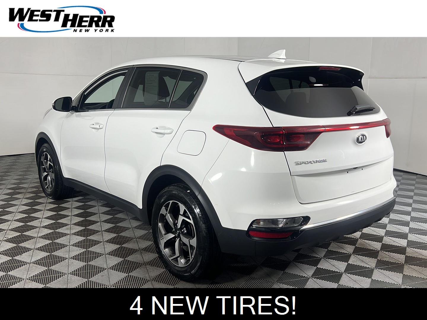 Used 2020 Clear White Kia LX image 4