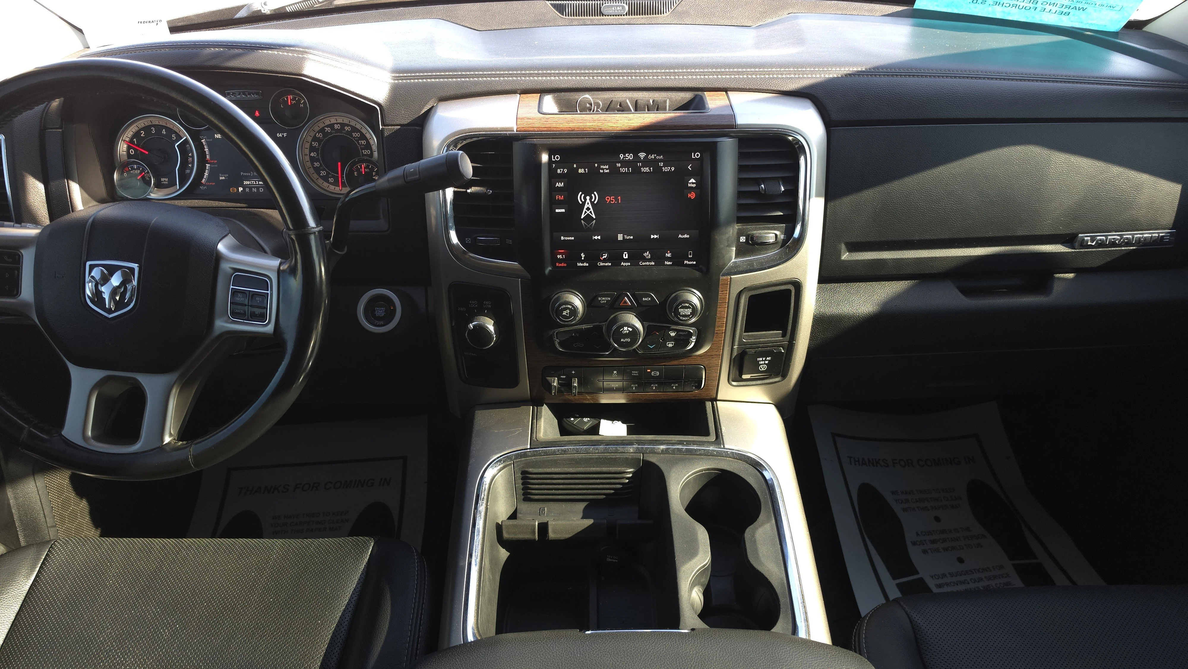 Used 2018 Granite Crystal Metallic Clearcoat Ram Laramie image 14