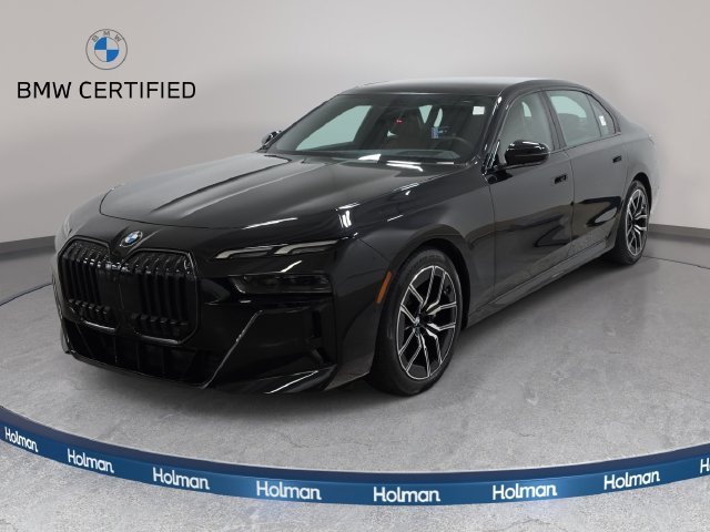 Certified Used 2025 Black Sapphire Metallic BMW 760i xDrive image 1