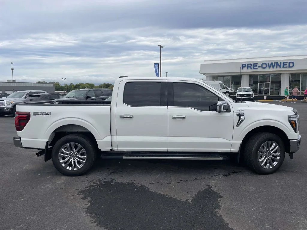 Certified Used 2025 White Ford Lariat image 2