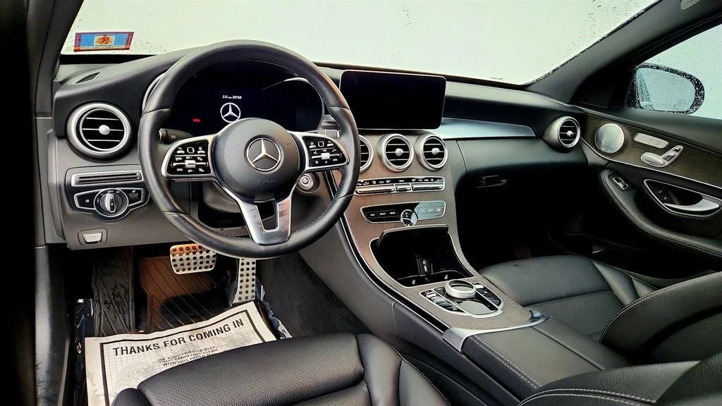 Used 2020 Black Mercedes-Benz C 300 4MATIC Sedan w/ AMG® Line & Premium Pkgs & Panorama Sunroof image 11