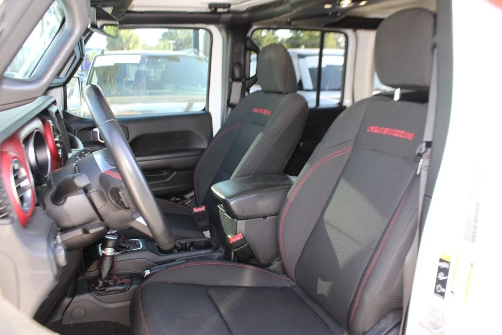 Used 2021 Bright White Clearcoat Jeep Unlimited Rubicon image 10