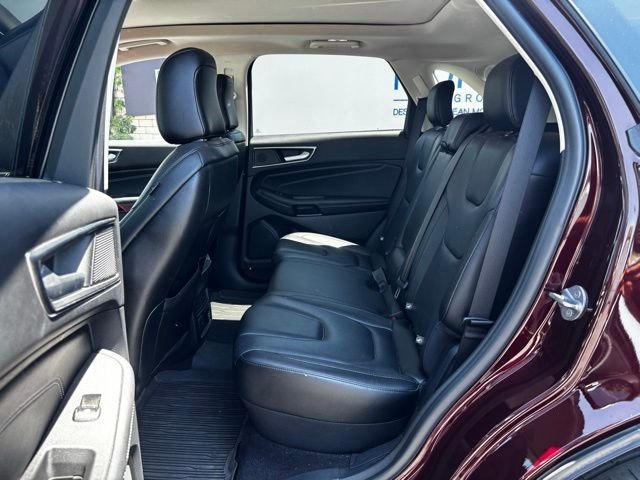 Used 2020 Burgundy Velvet Metallic Tinted Clearcoat Ford Titanium image 9