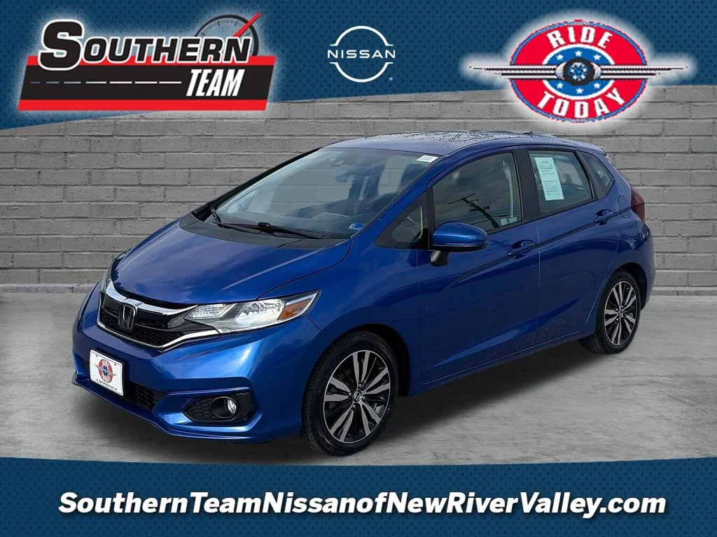Used 2019 Blue Honda EX image 1