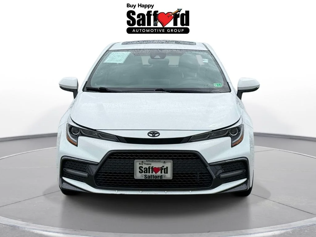 Used 2021 White Toyota SE image 8