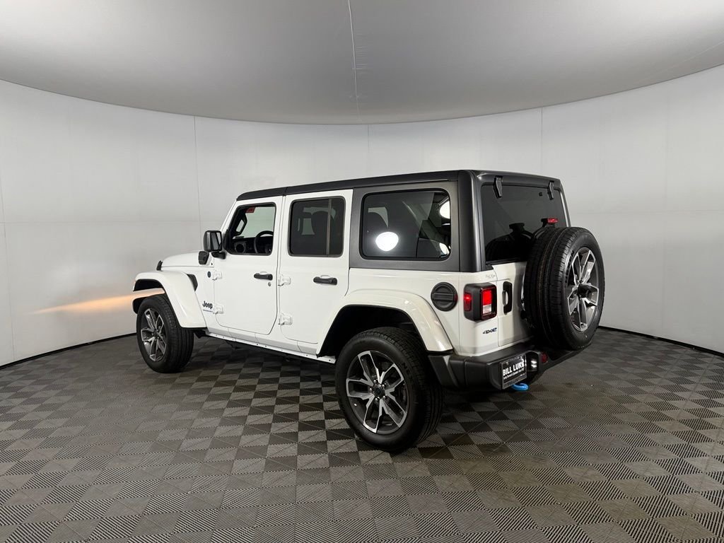 Certified Used 2024 White Jeep Sport S 4xe image 9