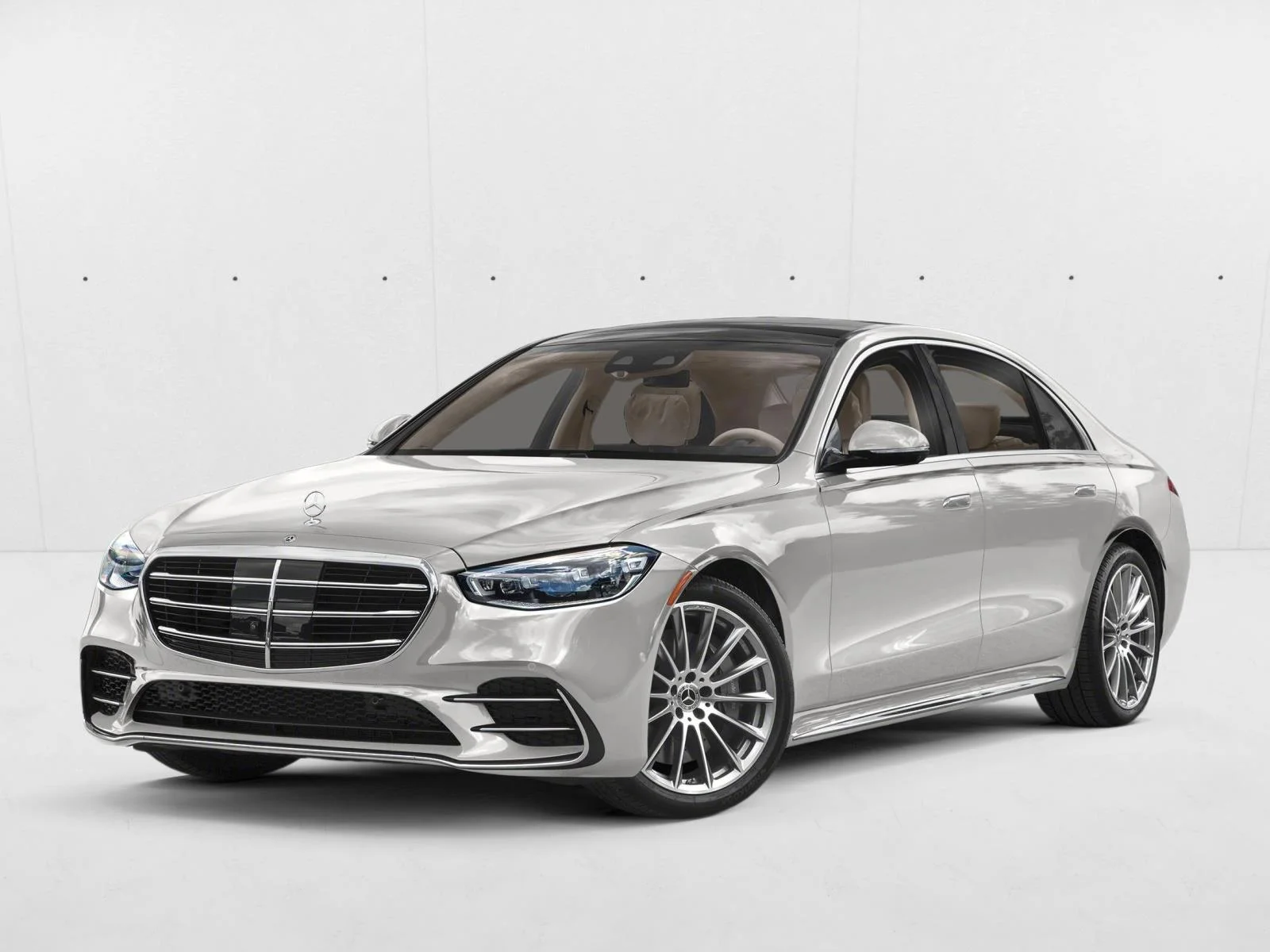 Used 2025 Manufaktur Moonlight White Metallic Mercedes-Benz S 580 image 1
