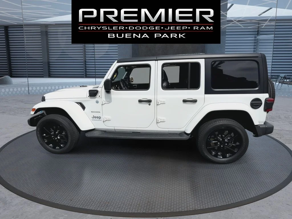 Certified Used 2023 White Jeep Sahara 4xe image 5