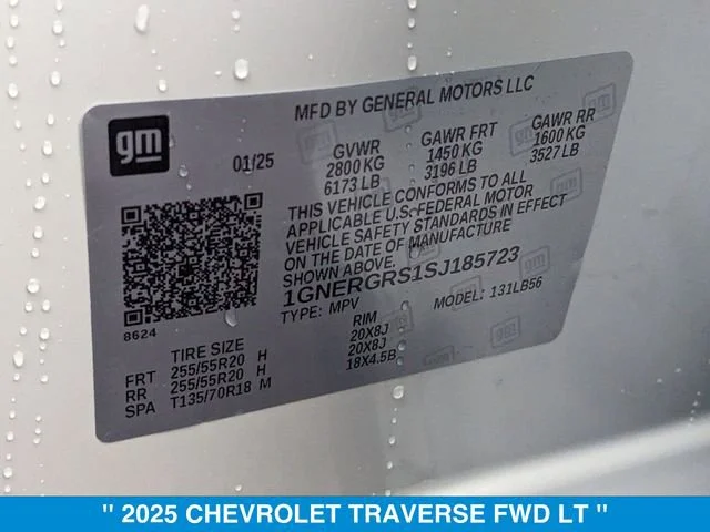 2025 Chevrolet Traverse LT - Photo 24