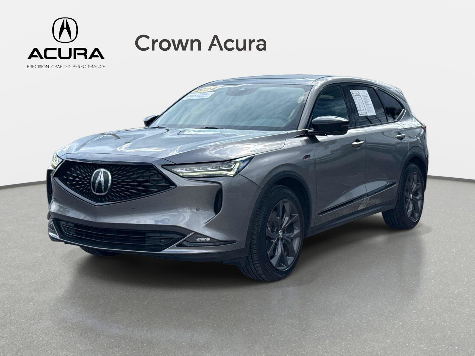 Used 2024 Liquid Carbon Metallic Acura w/A-Spec Package image 1