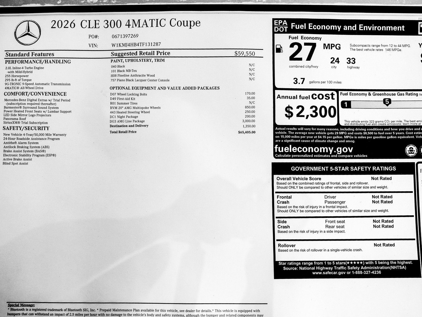 New 2026 Black Mercedes-Benz CLE 300 image 20