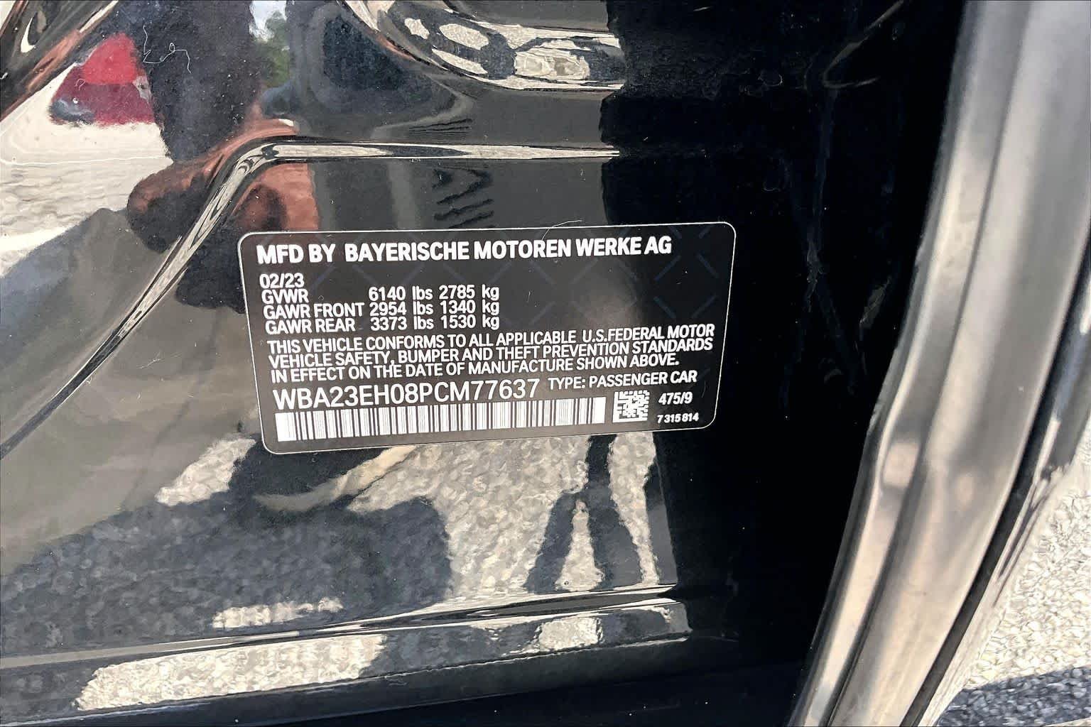 Used 2023 Black Sapphire Metallic BMW 740i image 37