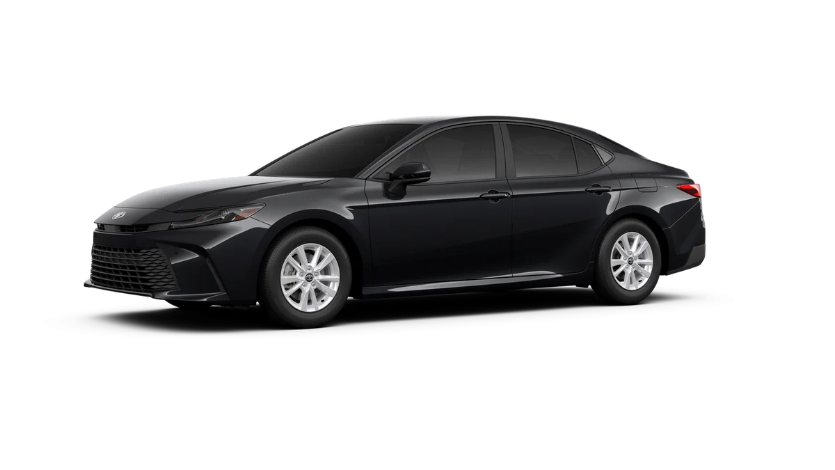 New 2026 Midnight Black Metallic Toyota LE image 2