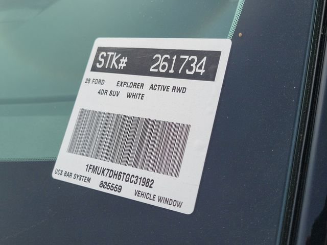 New 2026 Space White Metallic Ford Active image 25