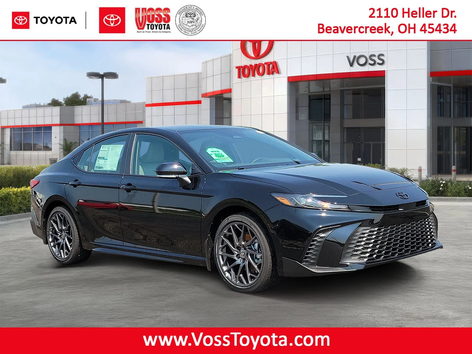 New 2026 Midnight Black Metallic Toyota SE image 1