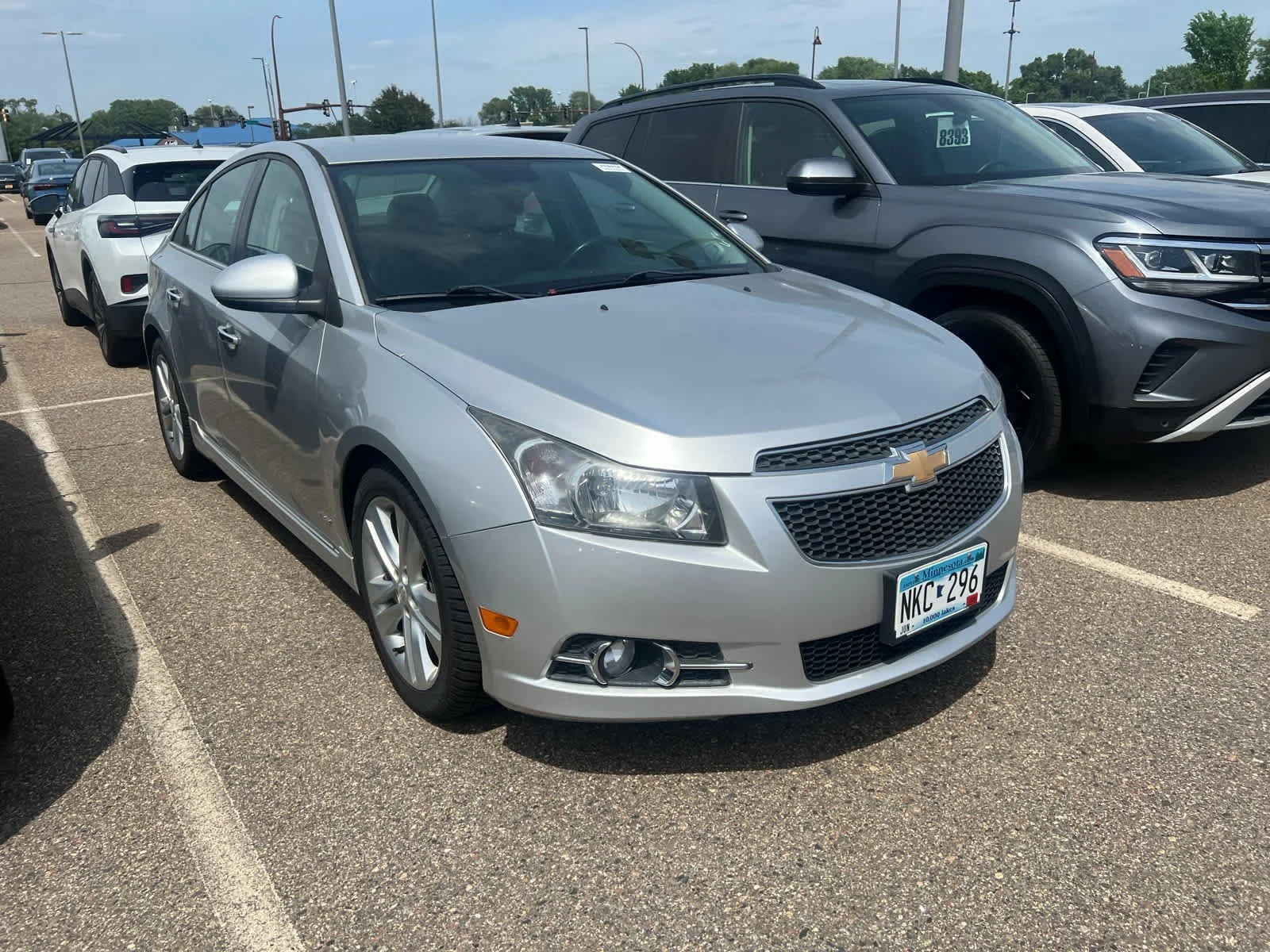 Used 2014 Chevrolet Cruze LTZ with VIN 1G1PG5SB8E7371047 for sale in Minneapolis, MN