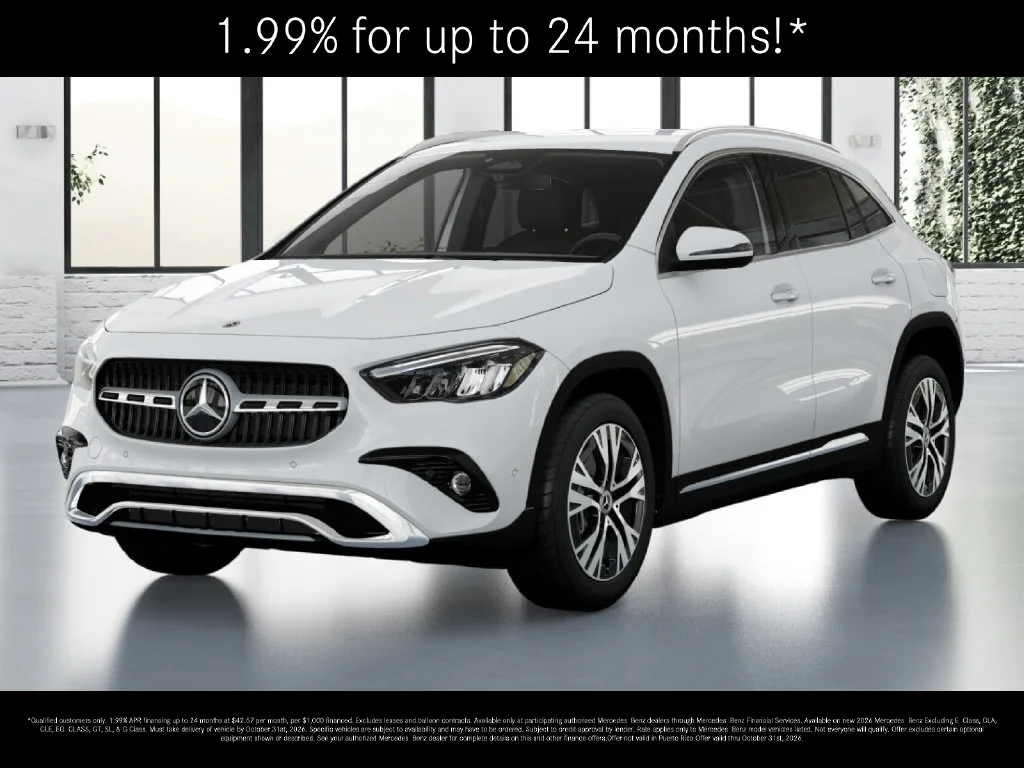 New 2026 Polar White Mercedes-Benz GLA 250 image 1