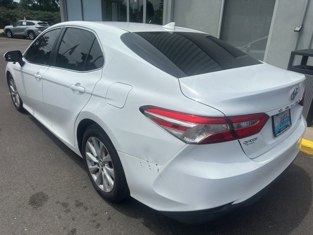Used 2019 Super White Toyota LE image 2