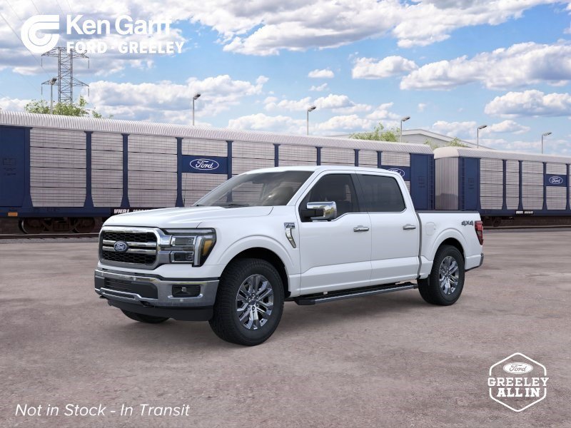 New 2026 Star White Metallic Tri-Coat Ford LARIAT image 1