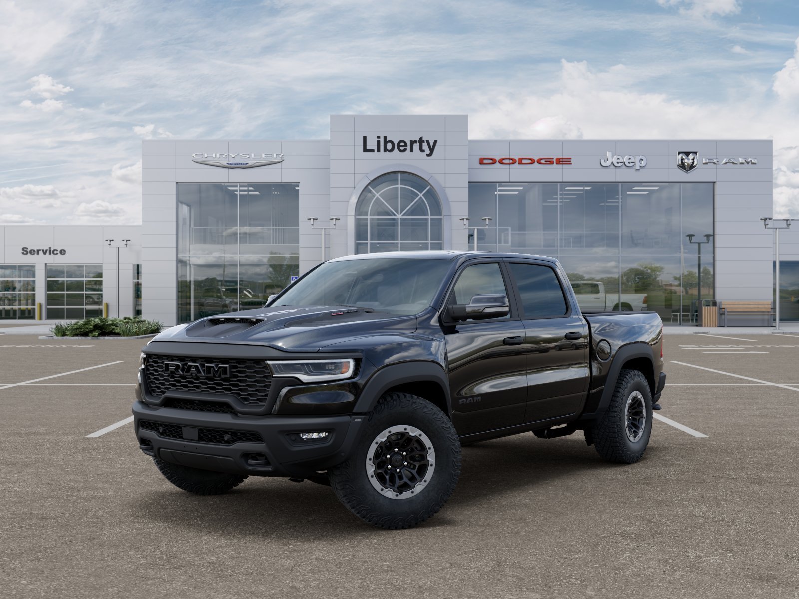 New 2026 Diamond Black Crystal Pearl-Coat Exterior Paint RAM RHO image 40