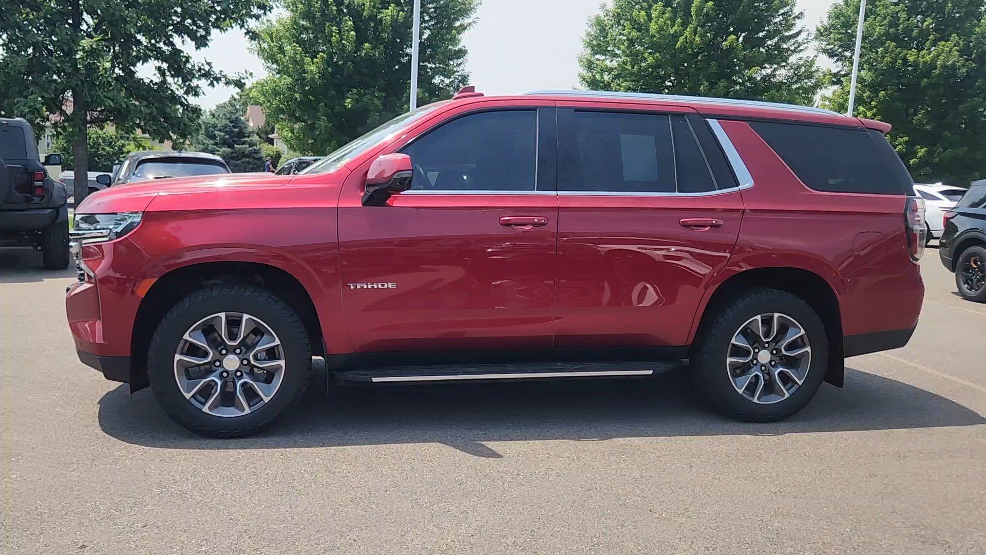 Used 2021 Cherry Red Tintcoat Chevrolet LT image 4