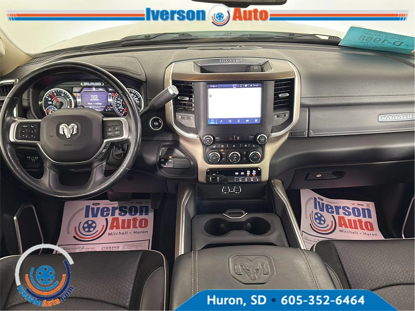 Used 2022 Bright White Clearcoat Ram Laramie image 23